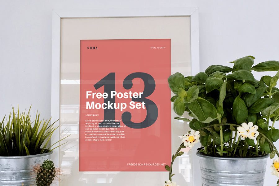 Free 13 x Poster or Frame Mockups