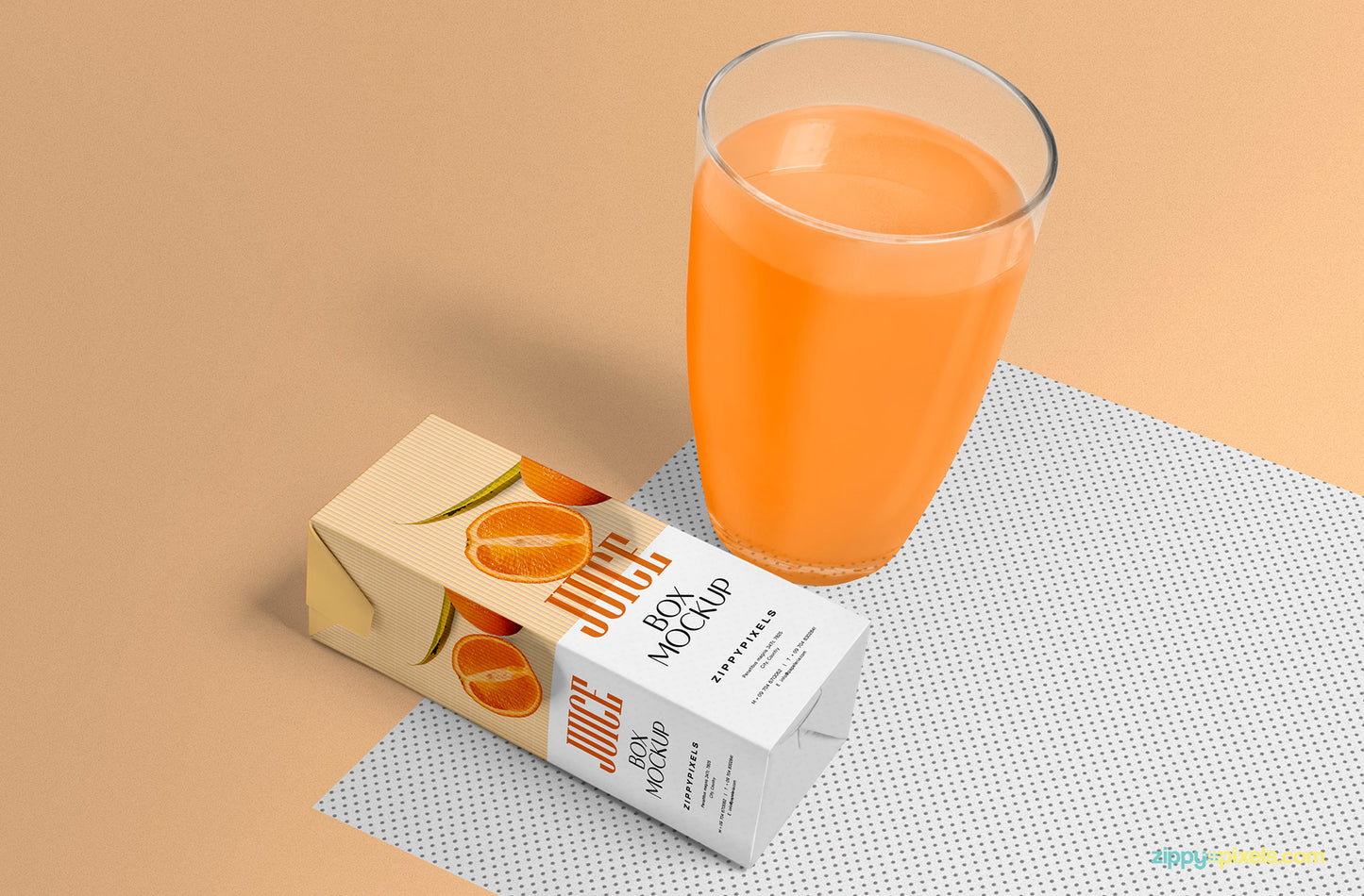 Free Healthy Juice Mockup Scene