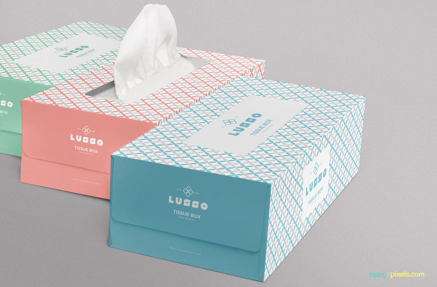 Free Luxury Tissue Box Mockup