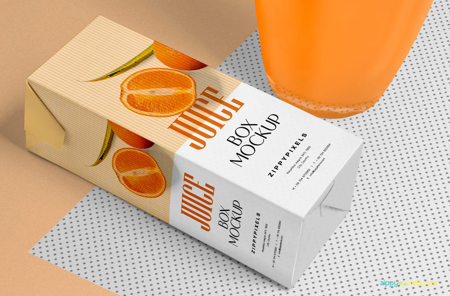 Free Healthy Juice Mockup Scene