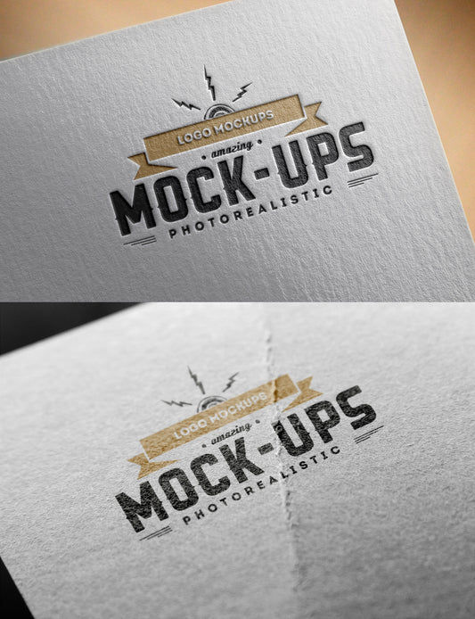 Free Paper Logo Mockups