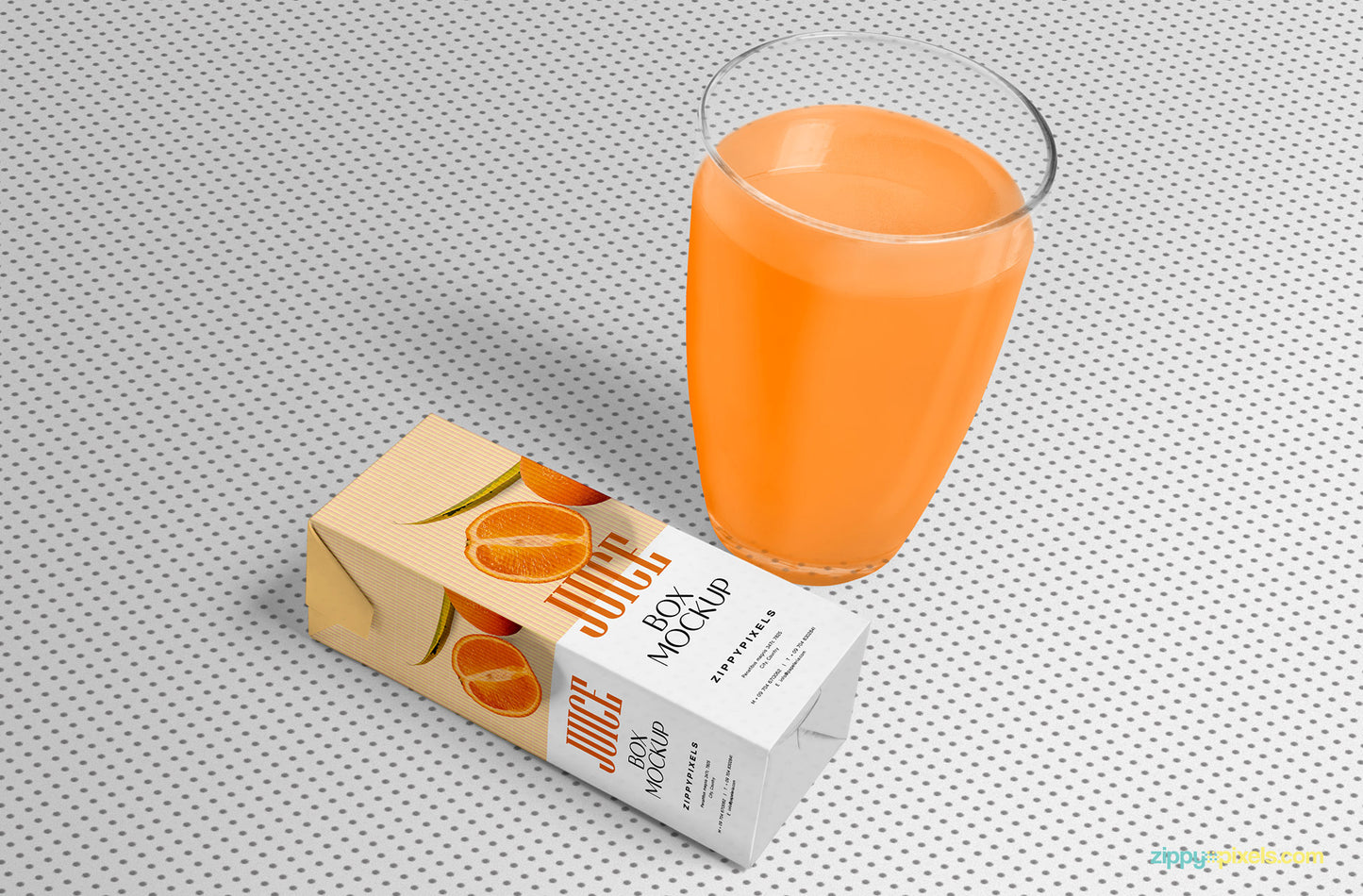 Free Healthy Juice Mockup Scene