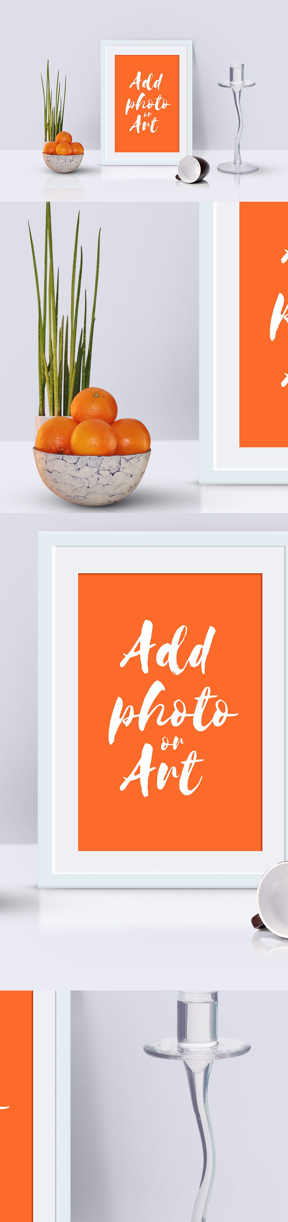 Free Photo Frame Decoration Mockup Scene