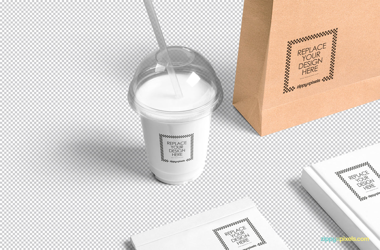 Free Mouth-Watering Transparent Plastic Cup Mockup