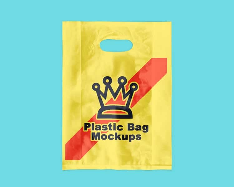 Free Set of Plastic Bag Mockups