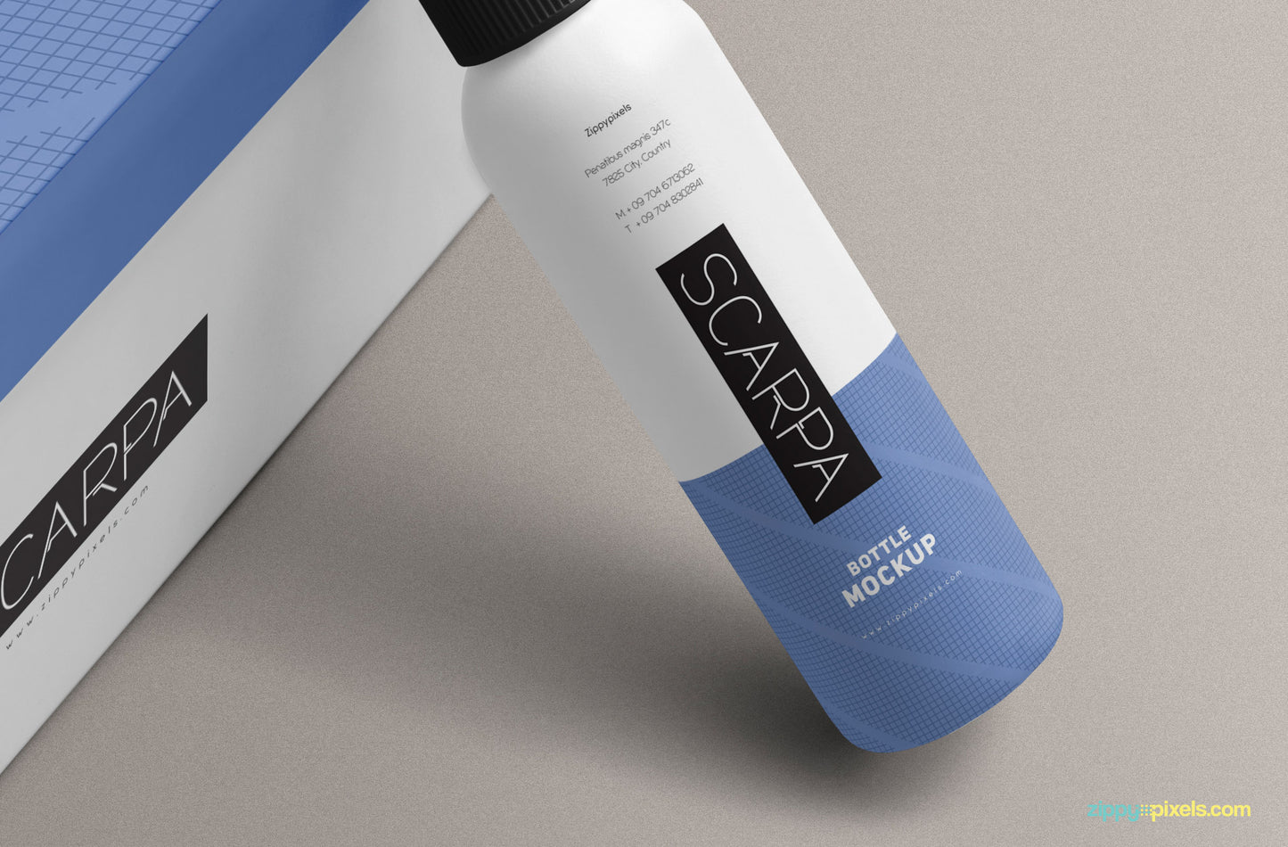 Free Plastic Spray Bottle Mockup