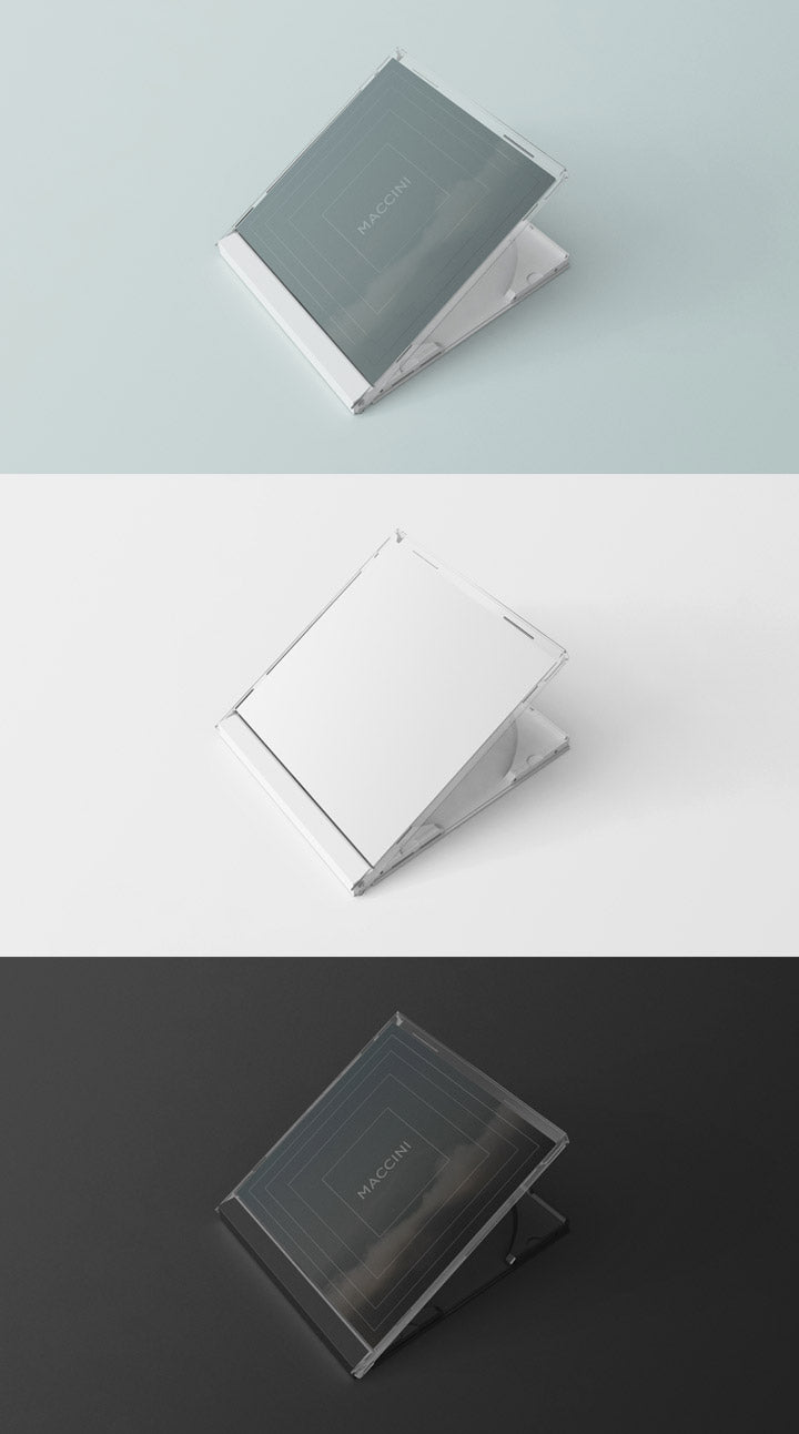 Free Opened CD Case Mockup