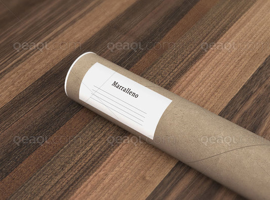 Free Close up Cardboard Paper Tube Mockup in High Resolution