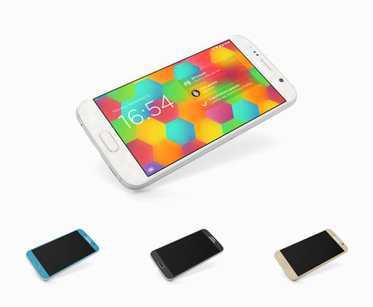 Free Samsunq Galaxy S6 Smartphone Mockup