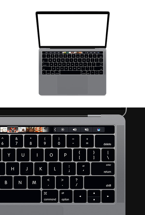 Free Space Gray Macbook Pro 2016 MockUp