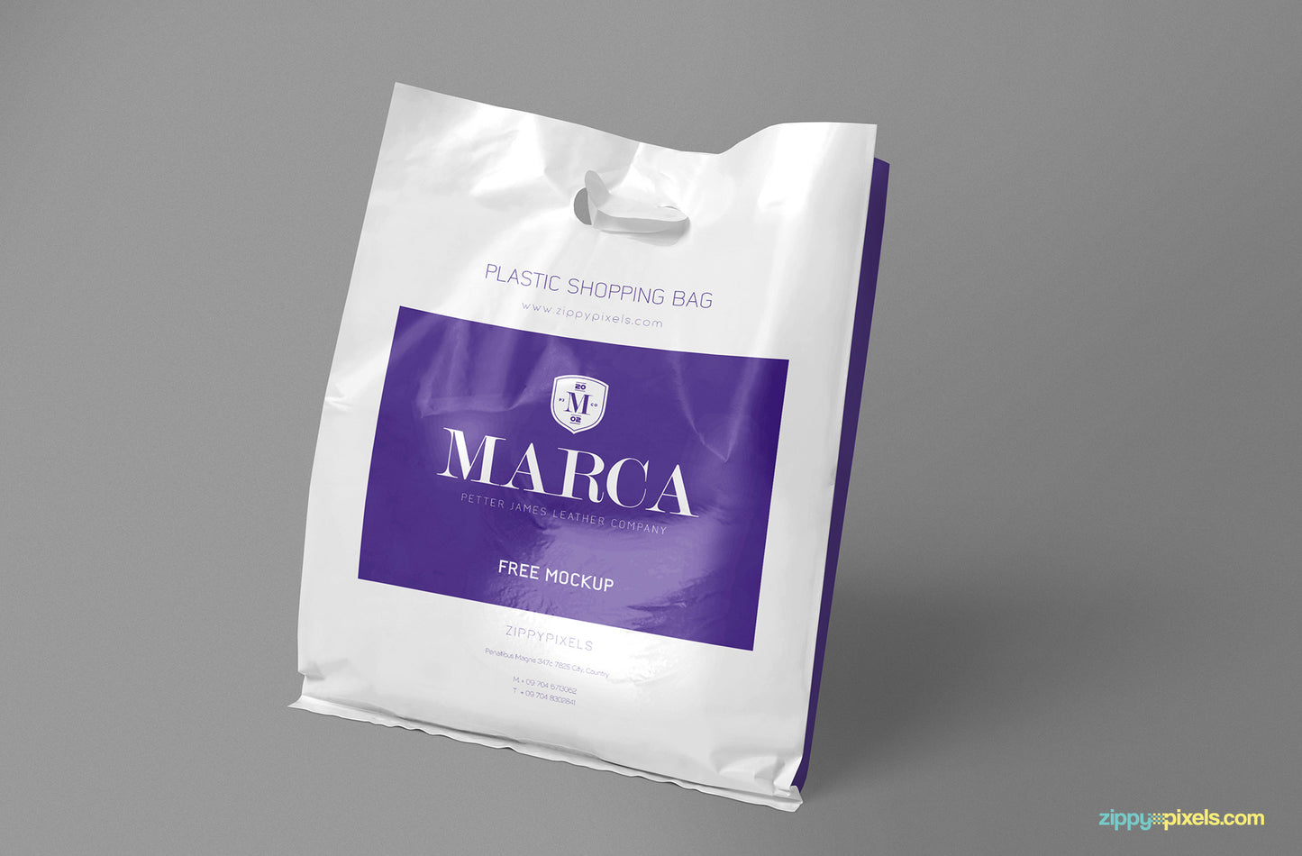 Free Plastic Bag Mockup