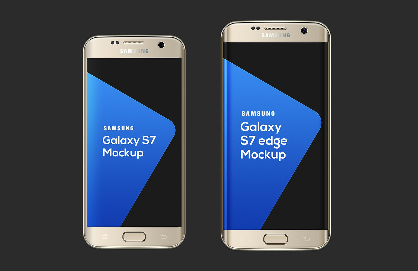 Free Samsung Galaxy S7 and S7 Edge (Mockup)
