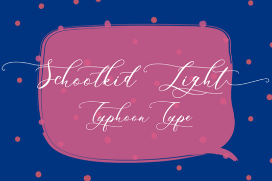 Free Schoolkid Light Font