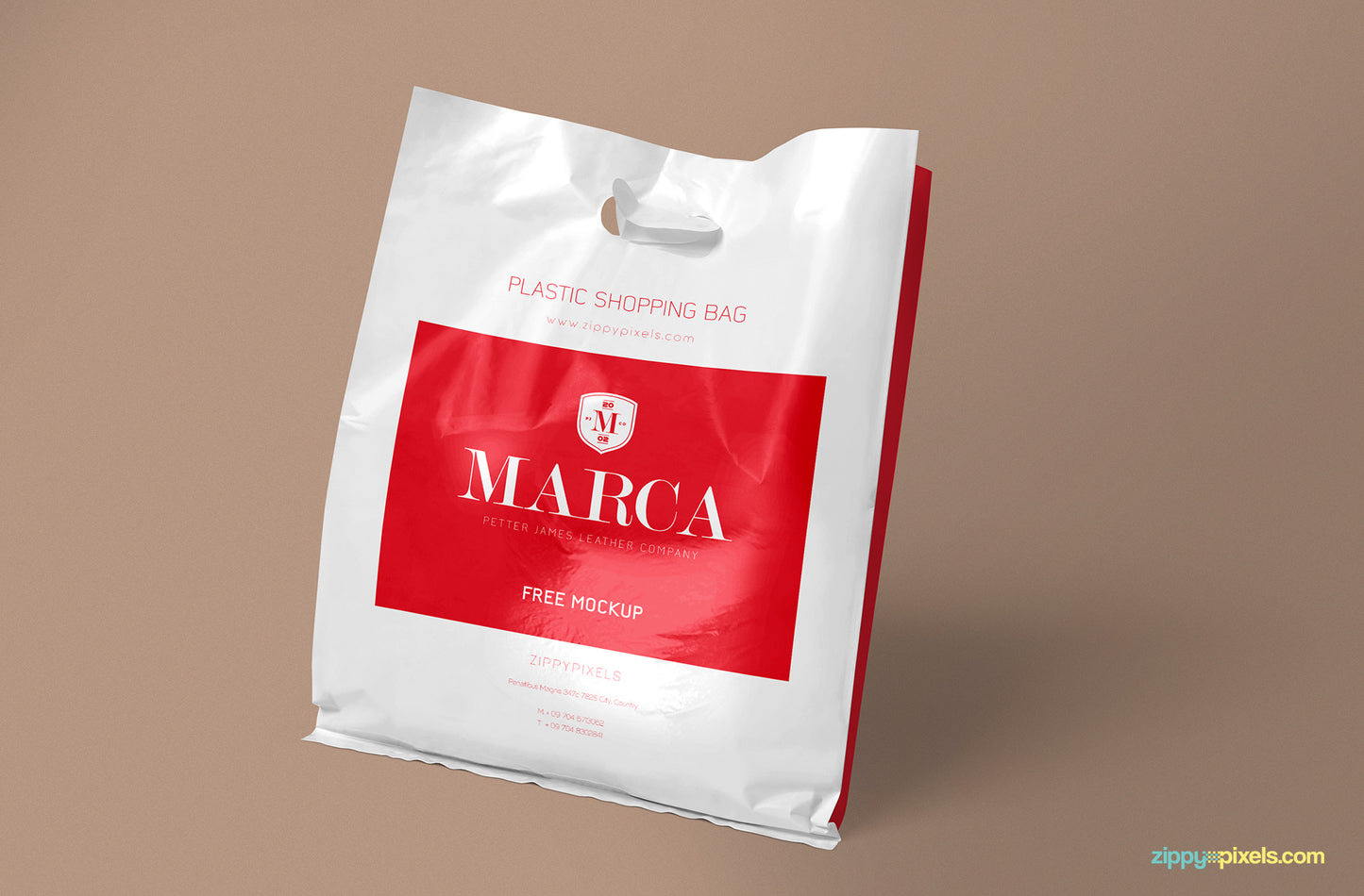 Free Plastic Bag Mockup