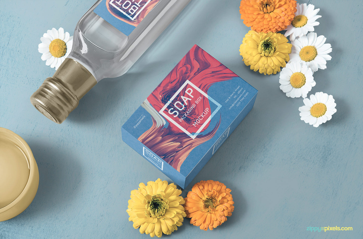 Free Soap Packaging Mockup