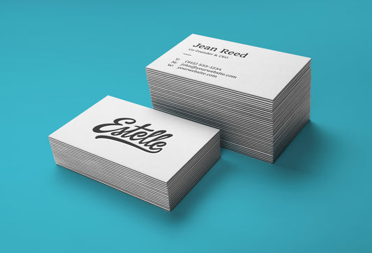 Free Stack of White Business Card Mockups