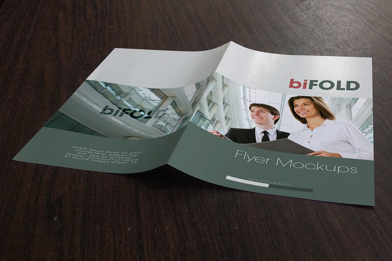 Free Bifold Flyer Mockup