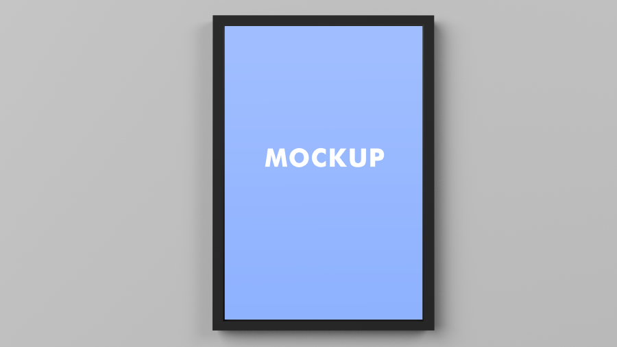 Free Set of 3 Vector Frame Mockups