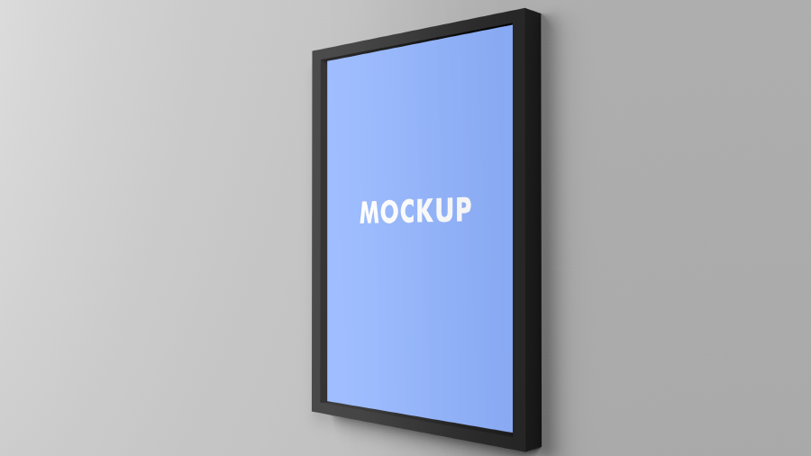 Free Set of 3 Vector Frame Mockups