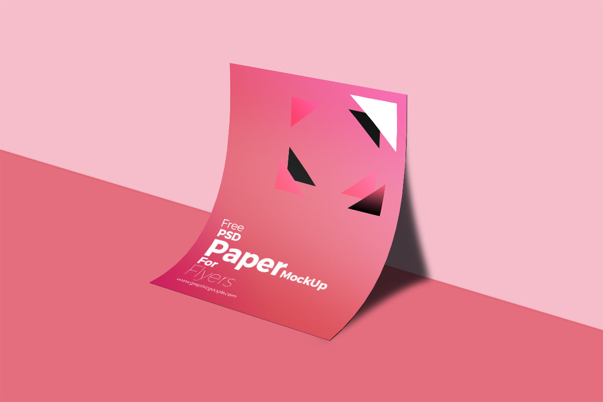 Free A4 Paper Psd Mockup