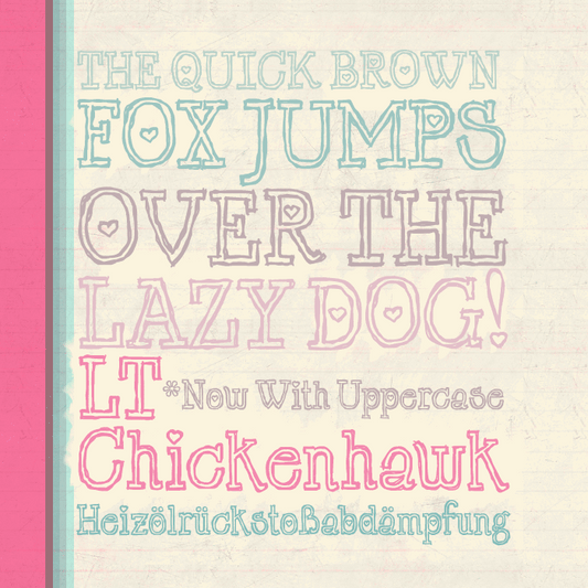 Free LT Chickenhawk Font