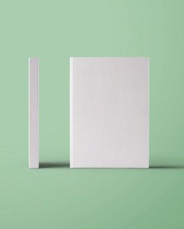 Free A5 Hardcover Book Mockup