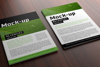 Free A5 Leaflet Mockup