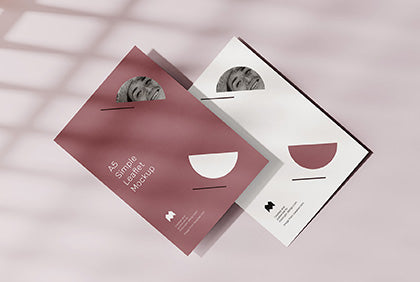 Free A5 Leaflet Mockup