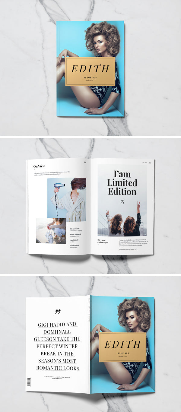 Free A5 Magazine Mockup