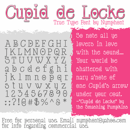 Free Cupid de Locke Font