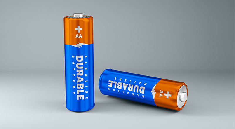 Free Aa Battery Mockup Psd