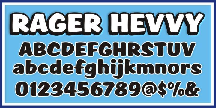 Free SCRIPT1 Rager Hevvy Font