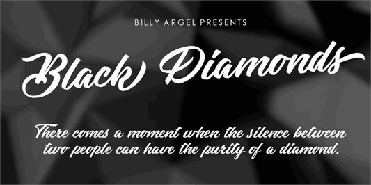 Free Black Diamonds Font