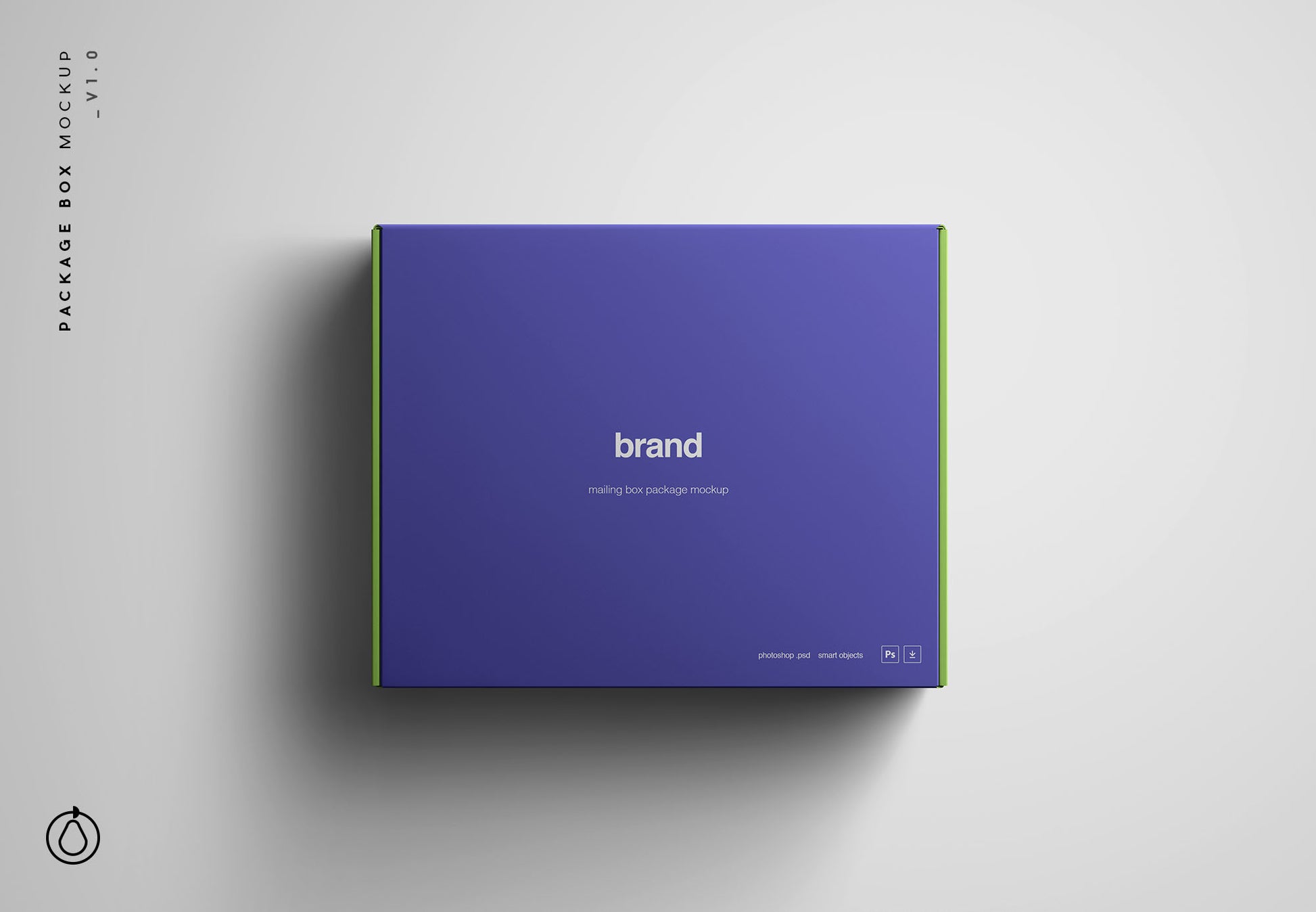 Free Advanced Package Box Mockup