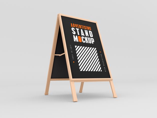 Free Advertising Stand Mockup Psd