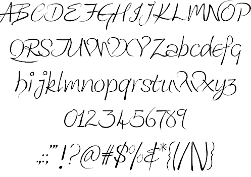 Free Kingthings Wrote Font