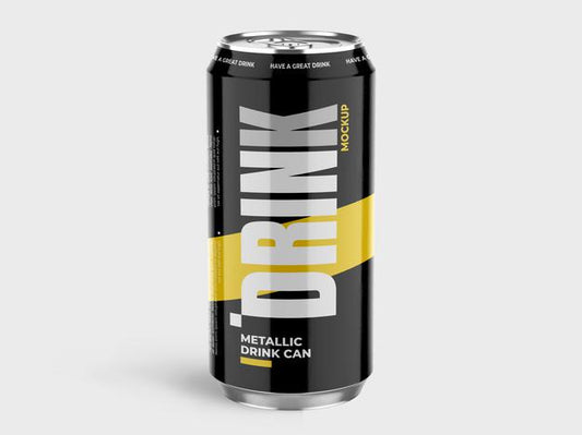 Free Aluminum Can Mockup Psd