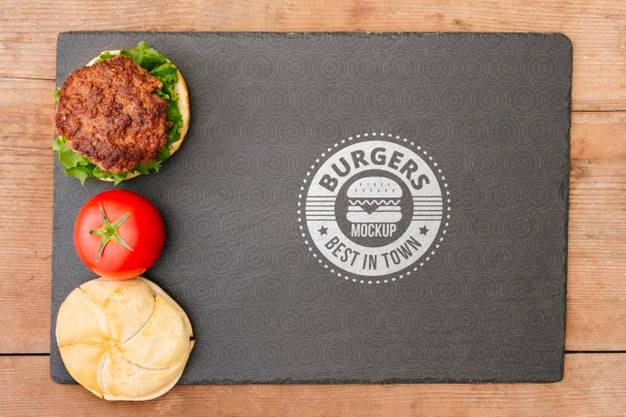 Free American Food Concept Mock-Up Psd