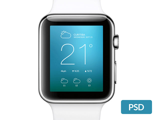 Free Apple Watch – Psd Mockup