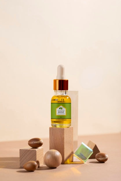 Free Argan Oil Products Mockup Psd