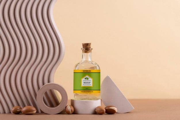 Free Argan Oil Products Mockup Psd