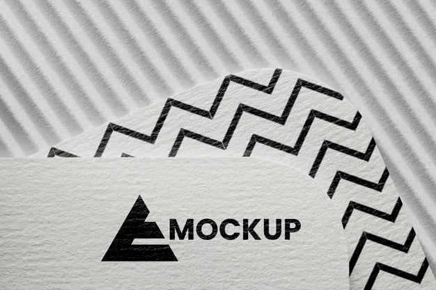 Free Arrangement Of Branding Mock-Up On Card Psd