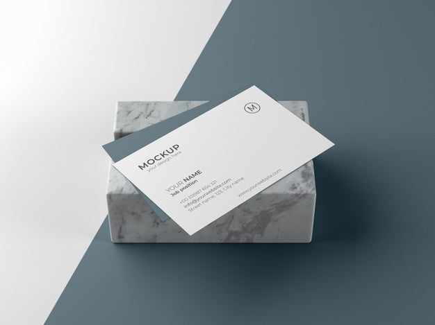 Free Arrangement Of Business Card Mock-Up Psd