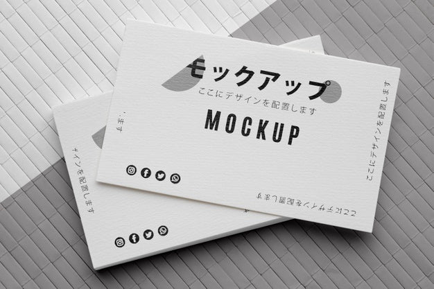 Free Arrangement Of Business Visiting Card Psd