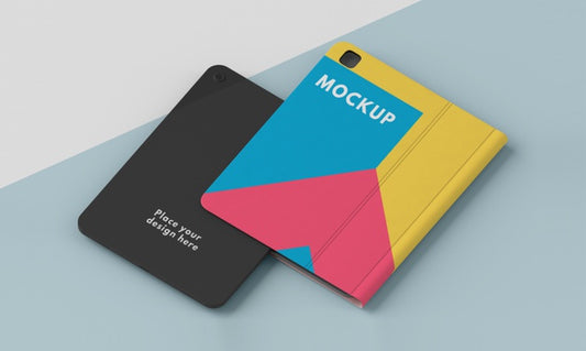 Free Arrangement Of Tablet Case Mock-Up Psd