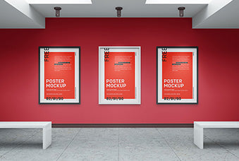 Free Art Gallery Mockup