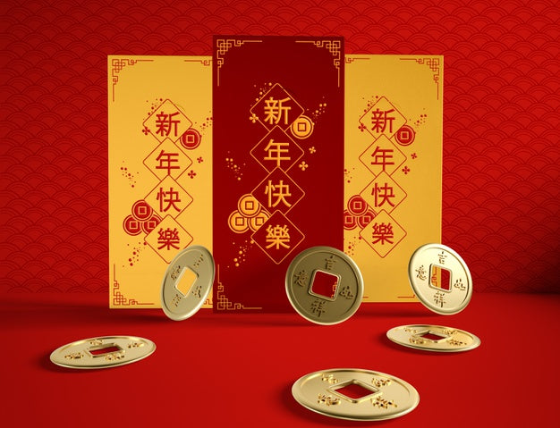 Free Artistic Design Chinese New Year Illustration Psd