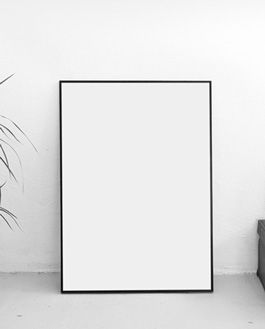 Free Artistic Indoor Photo Frame Mockup