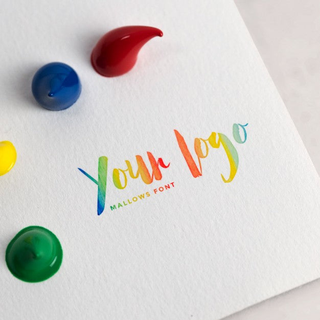 Free Artistic Logo Mock Up Psd