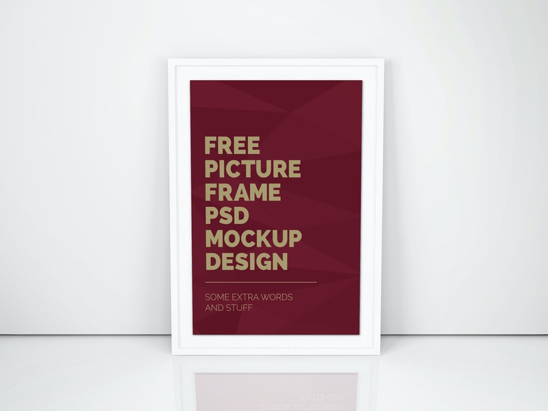 Free Artwork Frame Psd Mockup Vol.5